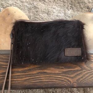 NWT Montana West Hair on Wristlet/Crossbody Bag